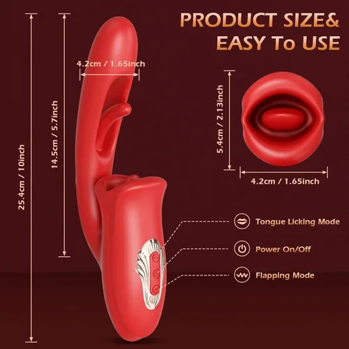Miniatura 7 de Vibrador para adultos, juguetes sexuales para mujeres, aplicación de control remoto, lengua, rosa, juguete sexual, consolador, vibrador de punto G