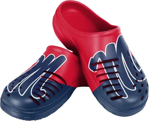 Miniatura 24 de FOCO - Sandalias de agua de jardín con logotipo de equipo de la NFL, para hombre, pantuflas, zuecos