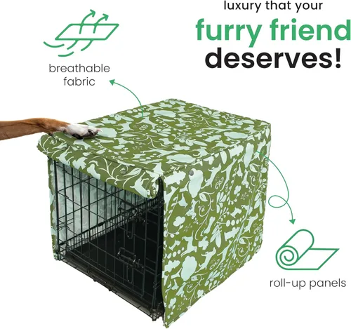 Miniatura 5 de Molly Mutt cubierta para jaula de perro, cubierta para perro, cubierta para jaulas de perro, cubiertas para jaulas de perro, crea una jaula de perro