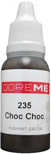 DOREME Pigmento de maquillaje permanente Tinta Choc Choc Ceja Delineador de ojos Negro Tatuaje Micro Cosmético Micropigmention