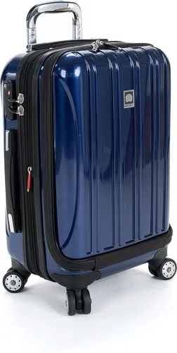 Miniatura 4 de Delsey Paris - Helium Aero - Maletas con laterales rígidos expandibles con ruedas giratorias, Azul cobalto