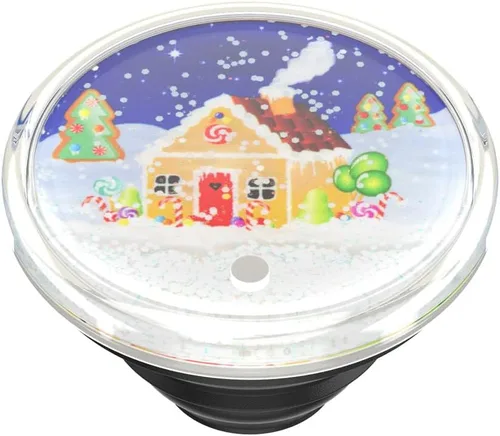 Miniatura 4 de PopSockets - Agarre para teléfono con soporte expandible, agarre adhesivo - Tidepool Candy Cane Lane