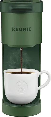 Keurig K-Mini - Cafetera de cápsulas K-Cup de una sola porción, con un diseño ultra elegante, Evergreen