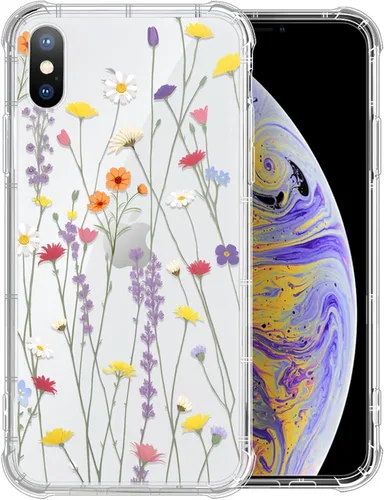 Miniatura 8 de Funda compatible con iPhone XR, TPU suave, transparente, a prueba de golpes, funda protectora transparente para iPhone XR, cactus