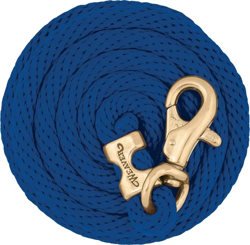 Miniatura 35 de Weaver Leather Cuerda de plomo de 10 pies Huracán Azul/Rosa Fusión/Púrpura Jazz