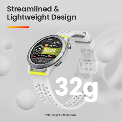 Miniatura 8 de Amazfit Cheetah Smart Watch 47mm, GPS de doble banda, monitor de sueño, reloj deportivo con entrenador de carrera AI, Amazon Alexa integrado