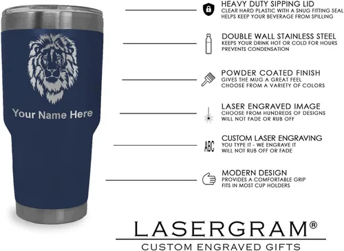 Miniatura 82 de LaserGram Taza aislada al vacío de 20 onzas, asistente médico MA, grabado personalizado incluido (rosa)