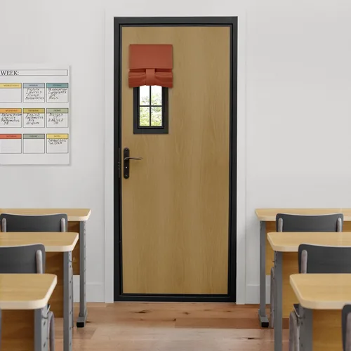 Miniatura 100 de HOMEIDEAS Cortinas Opacas para Aula para Puerta Principal, Cubierta de Ventana de Puerta de Aula, Persianas de Privacidad con Aislamiento Térmico