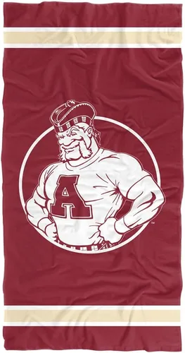 Miniatura 111 de LOGOVISION Manta Abilene Christian University, 30 x 60 pulgadas, logotipo primario CottonFront/PolyBackBeachTowel