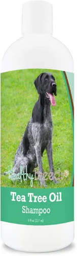 Miniatura 135 de Healthy Breeds Doberman Pinscher Champú de aceite de árbol de té, formulado para piel seca e irritada, reduce la caspa, aroma a gaulteria, 8 onzas