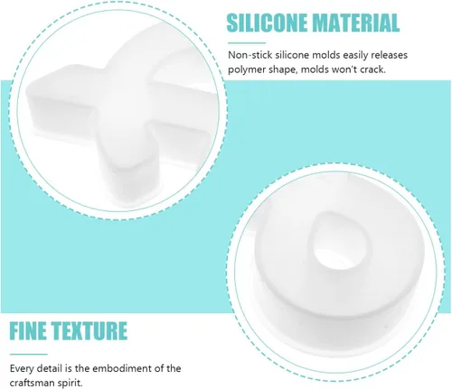Miniatura 5 de Moldes de resina de alfabeto de silicona de 4.72 pulgadas, 3D y letras de fundición epoxi para hacer velas y joyas, moldes de bricolaje, símbolos