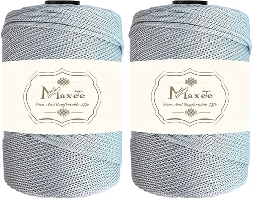 Miniatura 71 de Cordón de macramé premium de poliéster 3 mm × 218 yardas, cordón de macramé 100% polipropileno de 3 mm, ideal para crochet, colgadores de pared, 30