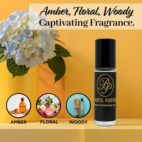 Miniatura 2 de Comparable a la fragancia Alien sin alcohol: aceite de perfume de tamaño de viaje de 0.3 fl oz en botella de vidrio, aceite de perfume en roll-on