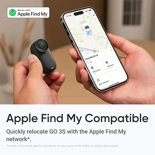 Miniatura 8 de Insta360 Cámara de acción GO 3S 4K edición estándar, color negro medianoche, 64 GB
