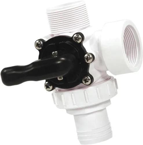 Miniatura 3 de HydroTools - Válvula de bola estándar de 3 vías para piscina y spa, 6.25 pulgadas