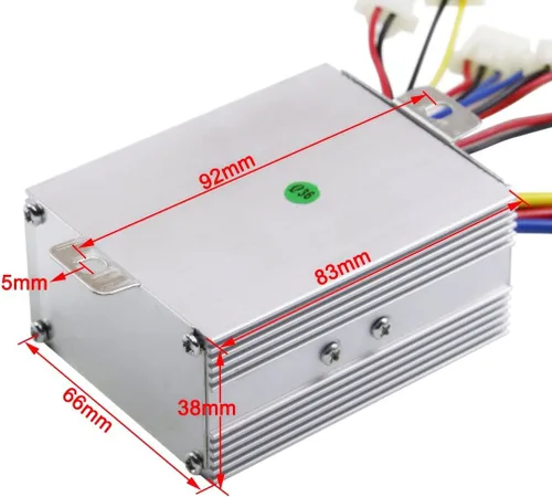 Miniatura 6 de TDPRO JCMOTO 24 V 350 W cepillado velocidad motor y controlador conjunto para scooter eléctrico Go Kart bicicleta e bicicleta triciclo ciclomotor