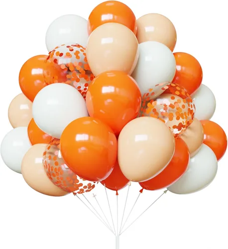 Miniatura 21 de Globos rojos y blancos, 67 globos de confeti rojo de 12 pulgadas y globos blancos para el día de la madre, día de San Valentín, cumpleaños, boda