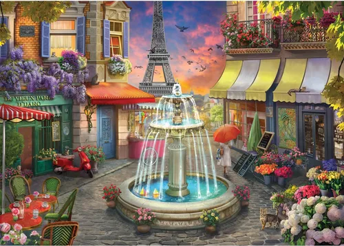 Miniatura 12 de Anatolian Puzzle - Café des Paris, Rompecabezas de 1000 piezas, 1134