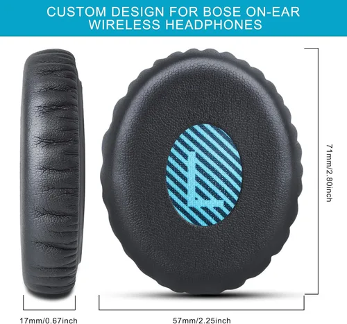 Miniatura 3 de Almohadillas de repuesto para auriculares Bose On-Ear 2, almohadilla de oreja GVOEARS para auriculares inalámbricos Bose OE2 / OE2i / SoundTrue
