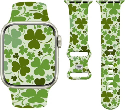 Miniatura 13 de Holiday Watchband Compatible with Apple Watch 38mm 40mm 41mm 42mm 44mm 45mm 49mm Women Men,Soft Silicone Cute Sport Strap for Apple Watch Ultra