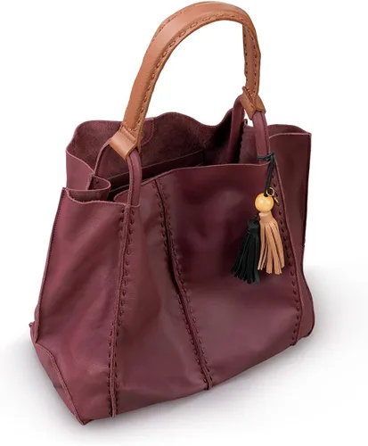 Miniatura 3 de The Sak Los Feliz Large Tote Bag in Leather Roomy Unlined Purse with Single Shoulder Strap