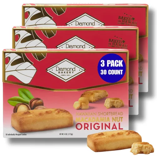 Miniatura 30 de Galletas de mantequilla hawaianas, originales 4.4 onzas (4.41 oz)