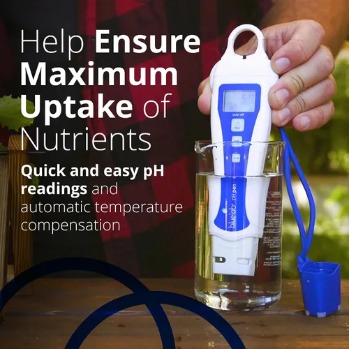 Miniatura 2 de Bluelab Medidor de pH Tipo Lápiz y Kit de Cuidado de Sonda con Suministros de Calibración, Solución de Almacenamiento y Cepillo, Probador Digital