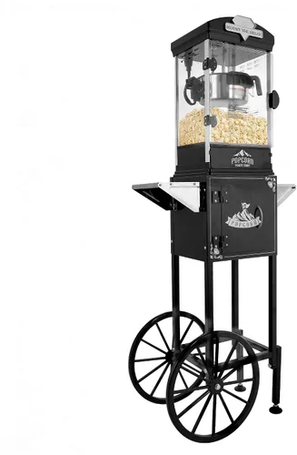 Miniatura 20 de Máquina comercial de palomitas de maíz de 12 onzas con luz de calentamiento, hace 60 tazas, máquina de acero inoxidable estilo teatro con vidrio