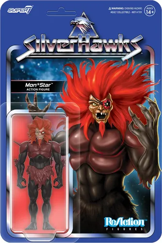 Miniatura 8 de Super7 SilverHawks Bluegrass (Versión de juguete) Figura de reacción - Figura de acción de SilverHawks de 3.75" con accesorio, coleccionables
