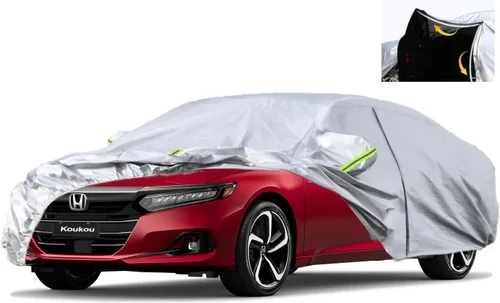 Miniatura 10 de KouKou Oxford - Cubierta impermeable para automóvil, para todo tipo de clima, para exteriores, contra la lluvia, el polvo, el sol, UV