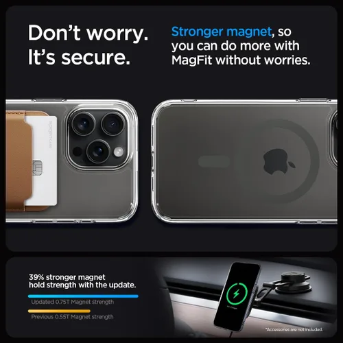 Miniatura 281 de Spigen Funda para iPhone 13 Mini, ultra híbrida MagFit [antiamarilleo] [compatible con Magsafe] - Transparente