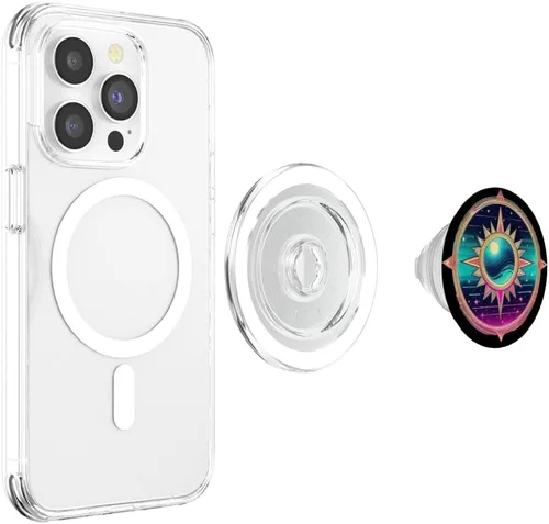 Miniatura 4 de Retro Synthwave Vaporwave Decor classic Anime 80s Print PopSockets MagSafe PopGrip for iPhone