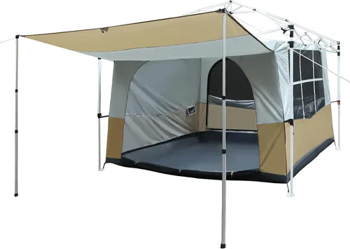 Miniatura 10 de REDCAMP Tienda de campaña interior para toldo emergente, tienda en cubo que convierte un toldo de patas rectas de 10"x10" en tiendas de campaña