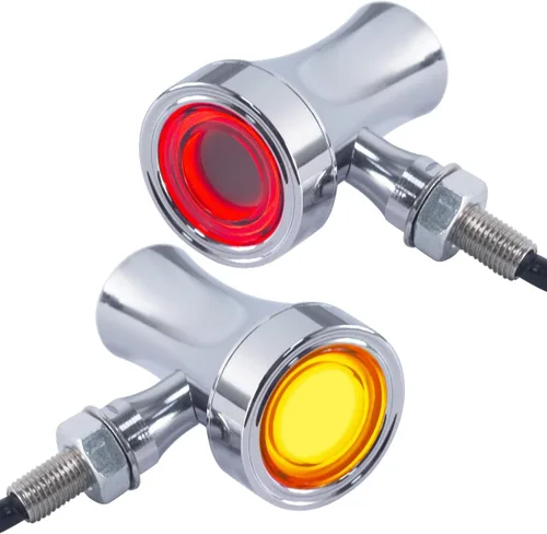Miniatura 12 de FATECIM 2X Luces Traseras LED para Motocicleta, Señales de Giro, Luces de Marcha, Luz de Freno, Señal de Giro Trasera, Indicador de Señal de Giro