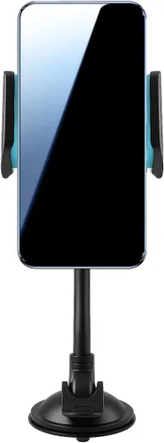 Miniatura 9 de Soporte de teléfono para automóvil, cuello de cisne, brazo largo, ventana de parabrisas, soporte para manos libres antivibraciones con fuerte