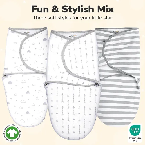 Miniatura 3 de Mama Cheetah Saco de envolver para bebés prematuros, saco de dormir orgánico para bebés prematuros, manta para envolver prematuros, envolturas