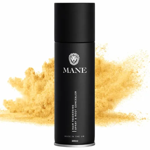 Mane Spray micromineral para engrosar el cabello y espray de retoque de raíces, volumen instantáneo y cobertura de raíces para cabello fino o fino,