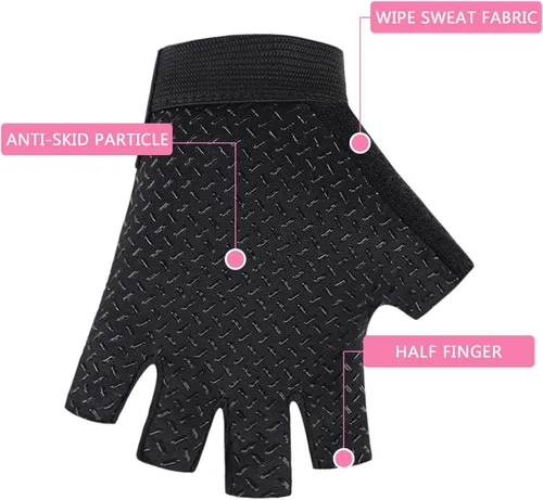 Miniatura 4 de Accmor Guantes deportivos para niños, guantes de medio dedo, guantes de ciclismo para niños y niñas, guantes de pesca para niños, guantes de pesca