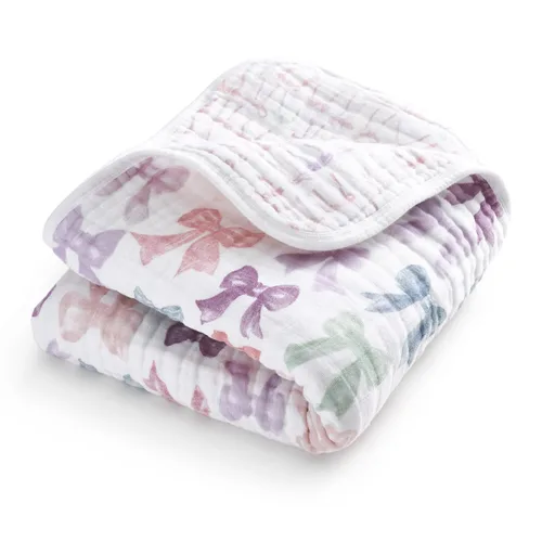 Miniatura 12 de aden + anais Manta de muselina 100% algodón orgánico para bebé, ropa de cama de cuna para recién nacidos y niños pequeños, cobija de guardería