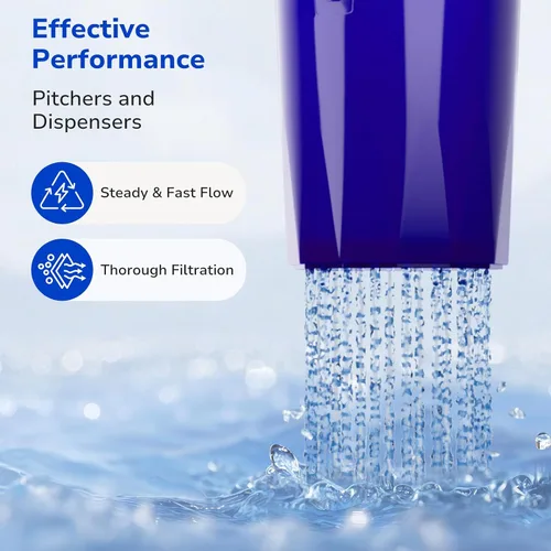 Miniatura 6 de Fil-Fresh Paquete de 3 filtros de agua de repuesto, jarras y dispensadores de agua, repuesto PPF900Z, certificado NSF, versión avanzada