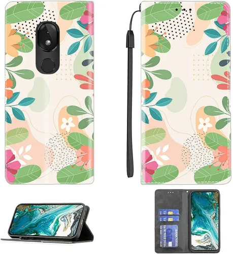 Miniatura 406 de Funda para Moto One Zoom compatible con Motorola One Zoom Phone Case Flip Stand Cover Magnetic Close YHD