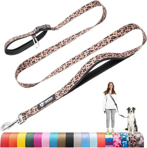 Miniatura 12 de TSPRO Correa táctica para perro, manos libres, resistente, ajustable, con mango acolchado y cierre de seguridad de metal para caminar, correr