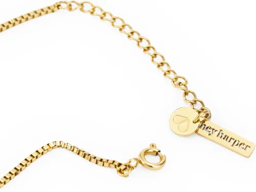 Miniatura 4 de Hey Harper Collar de oro para mujer, collar de moda Recubrimiento de PVD dorado de 14 quilates, impermeable y resistente al sudor, no se deslustra