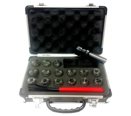 Miniatura 7 de HHIP 3901-5108 BT-40 ER-32 Juego de pinzas y mandril de 10 piezas, ER-32, longitud de calibre de 2.75 pulgadas