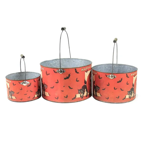 Miniatura 2 de Primitives by Kathy Happy Set de 3 cubos decorativos de Halloween