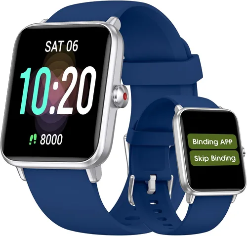Miniatura 10 de DAVIKO Reloj podómetro, apto para personas mayores, no requiere aplicación/teléfono, reloj de seguimiento de actividad física impermeable con Rosa
