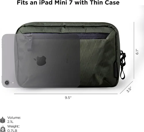Miniatura 2 de ALPAKA Elements Tech - Funda organizadora de viaje para electrónica, cables, EDC con telas resistentes a la intemperie, cremalleras YKK