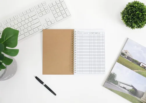 Miniatura 5 de 1 Paquete de Libros de Contabilidad para Seguimiento del Presupuesto del Hogar, Contabilidad de Negocios - Cuaderno de Seguimiento de Gastos