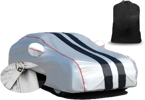 Miniatura 10 de DUBOM Car Cover Waterproof for Dacia Sandero 3 Stepway 2020-2023, Waterproof Outdoor Winter Car Covers Breathable Large Cover with Straps Zip B1