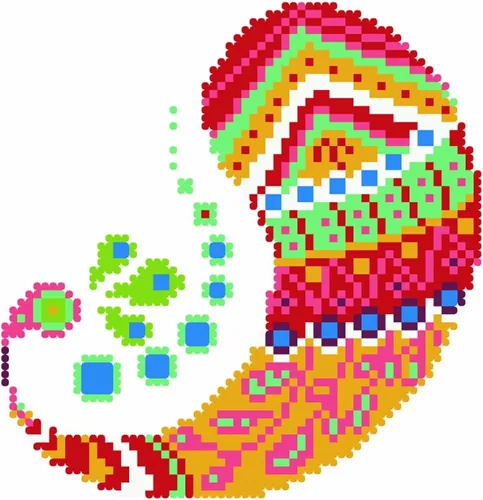 Miniatura 5 de DIAMOND DOTZ Kits de pintura de diamantes con patrón de ranura de cachemira para adultos, kits de arte de diamantes, un kit de manualidades creativo